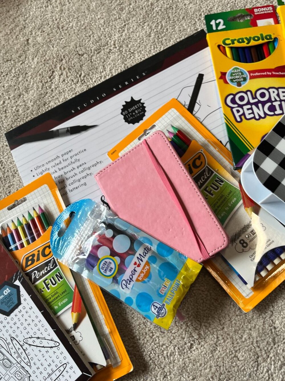 School Supplies Bundle Colored Pencils Pens Notebook Star Wars mixed lot NEW